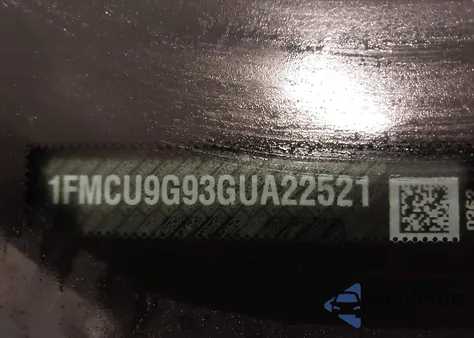 2016 Ford Escape Se from USA, damaged, VIN 1FMCU9G93GUA22521